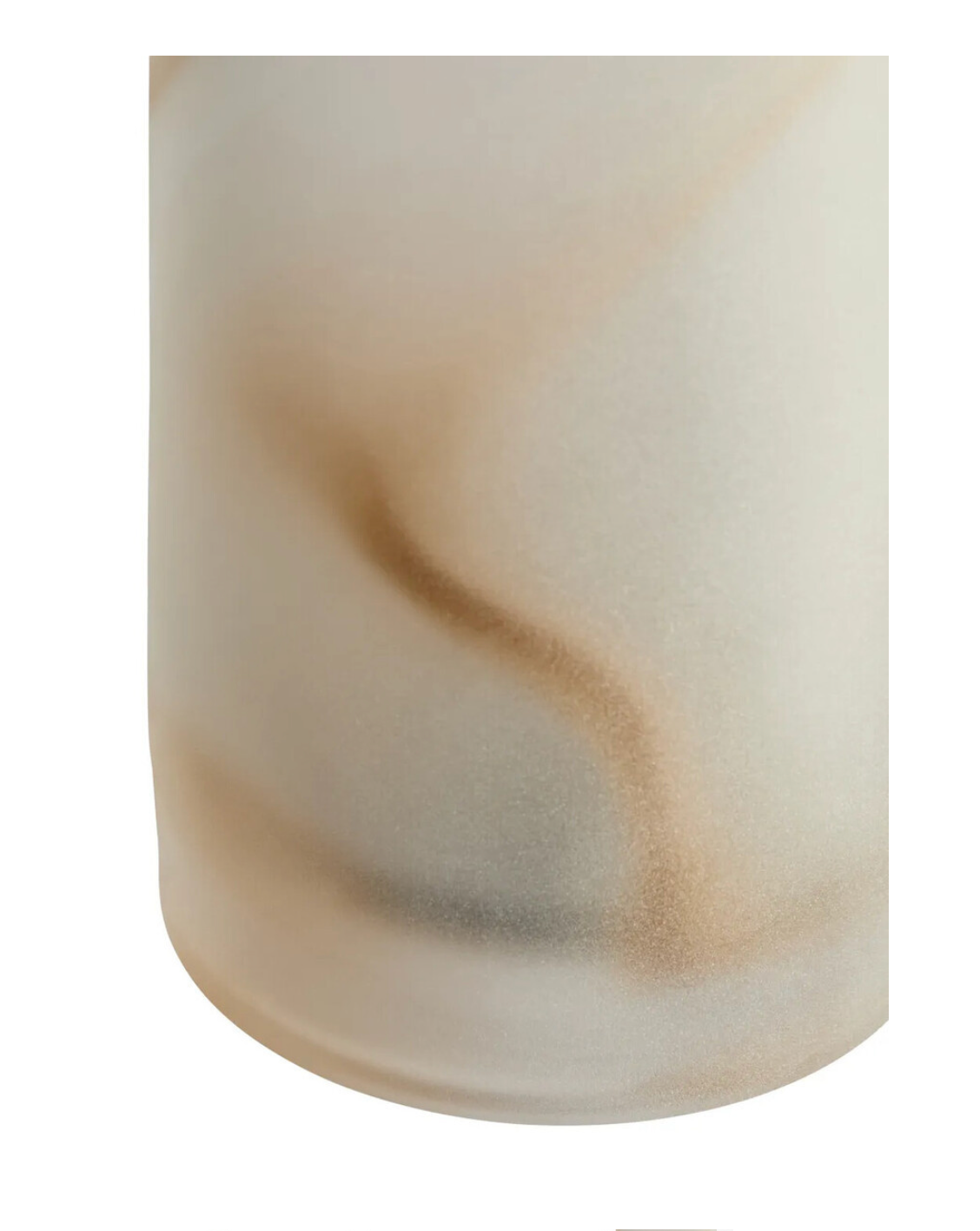 Galene Fluted Natural Glass Vase