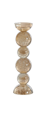Itinga Bubble Amber Candle holder 9.5x34 cm