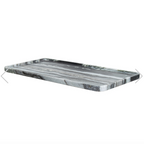 Kiara Plate Black and White Marble Plate