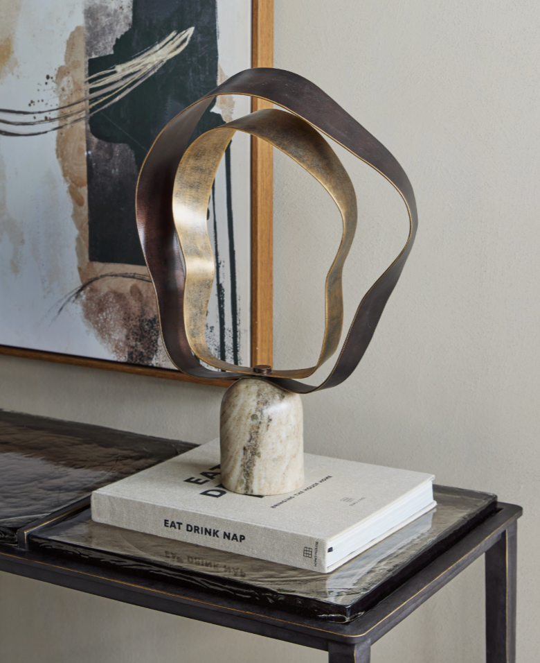 Reno Sculpture with Marble Base
