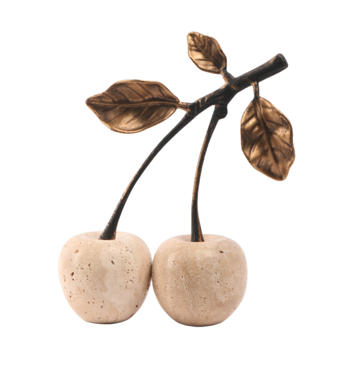 Keiichi Cherry Ornament in Travertine