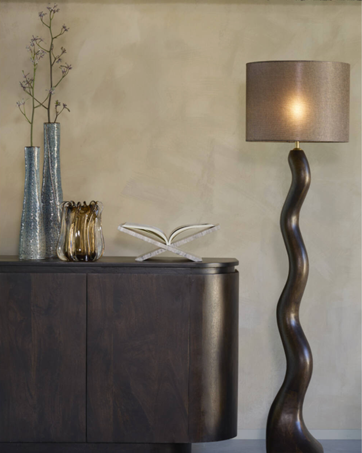 Mirola Glass Brown Vase Meduim