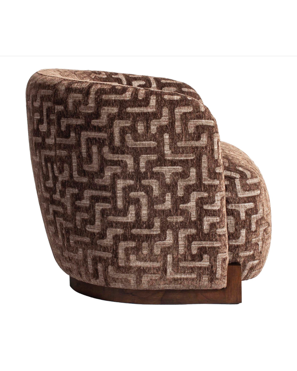 Richmond Interiors Hannah Lounge chair - Brown Labyrinth