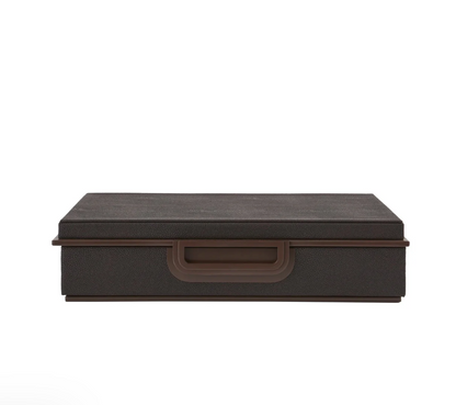 Sophie Paterson Large Anthracite Faux Shagreen Box