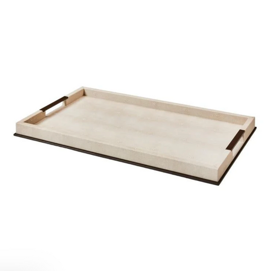 Sophie Paterson Large Ecru Shagreen Tray