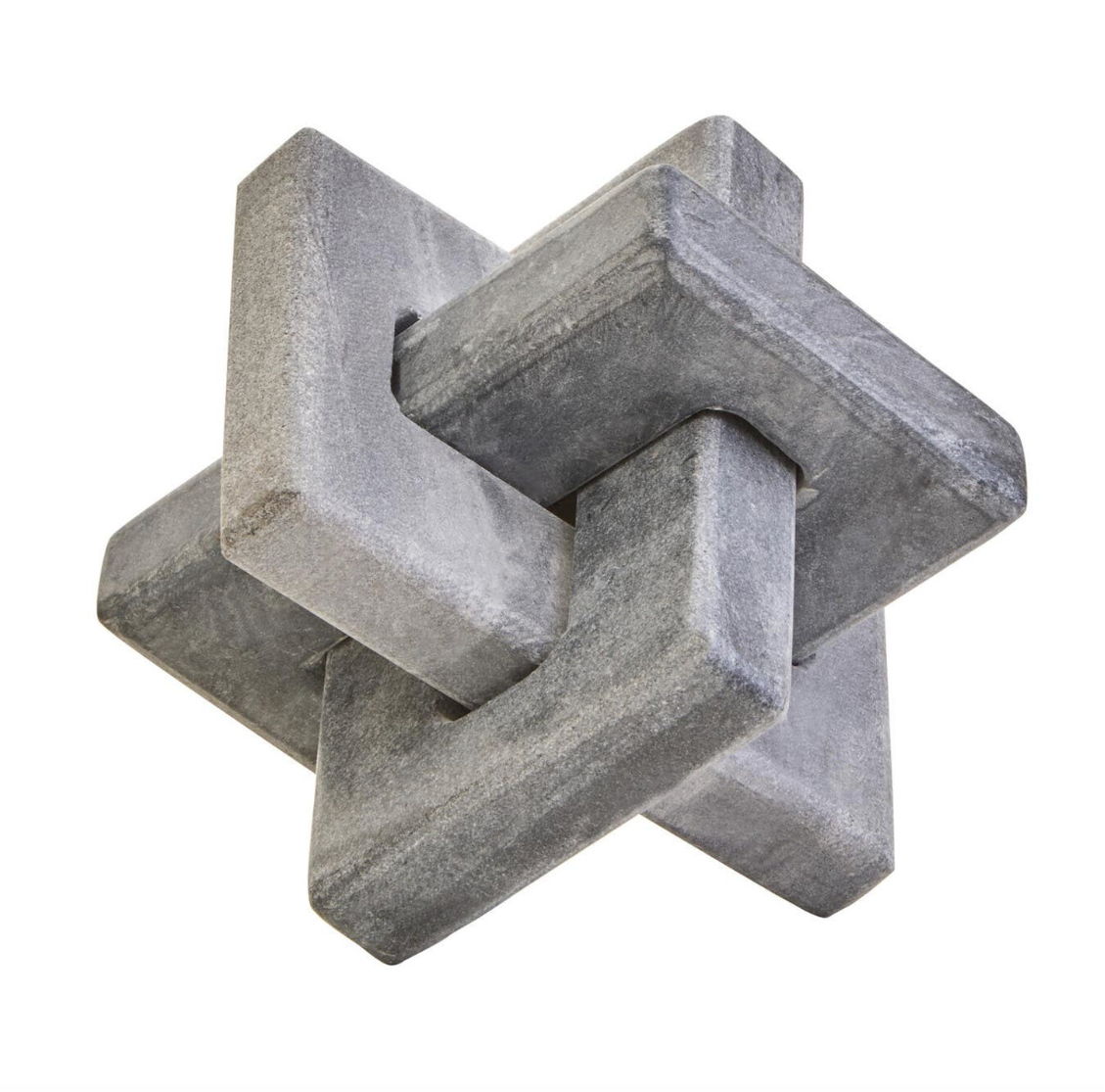 Nason Grey Marble Knot Sculpture