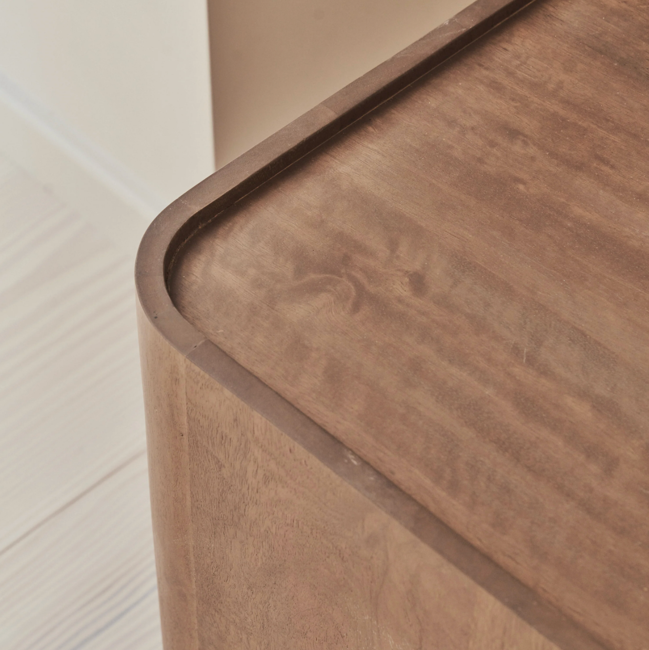 Fairmont  Warm Wood Premium Square Side Table