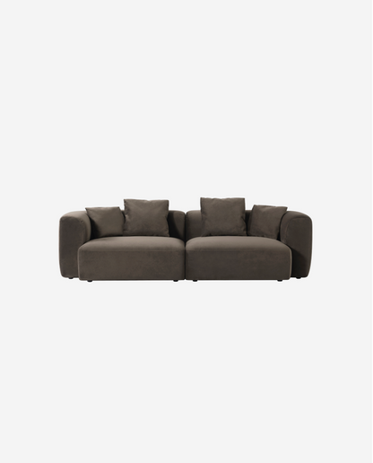 Wicklow Sofa - Brown Velvet