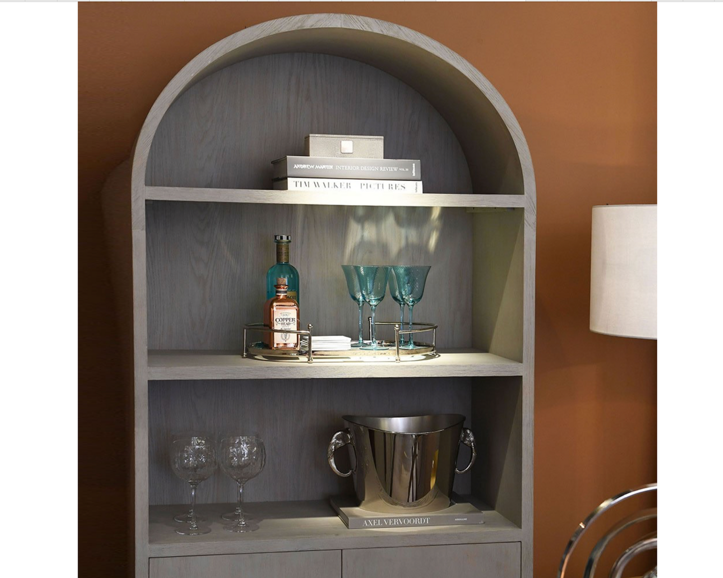 Arch Top Display Cabinet