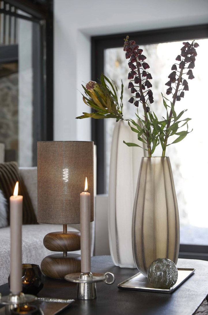 Bradley 17x60cm Light Brown Vase