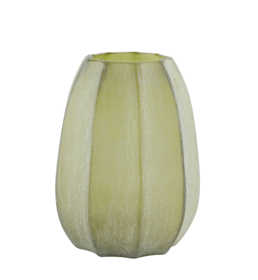 Bradley 17x23.5cm Olive Green Vase