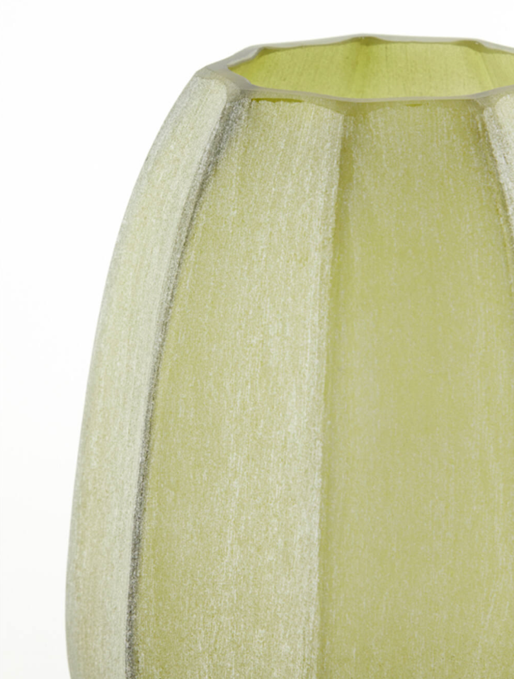 Bradley 17x23.5cm Olive Green Vase