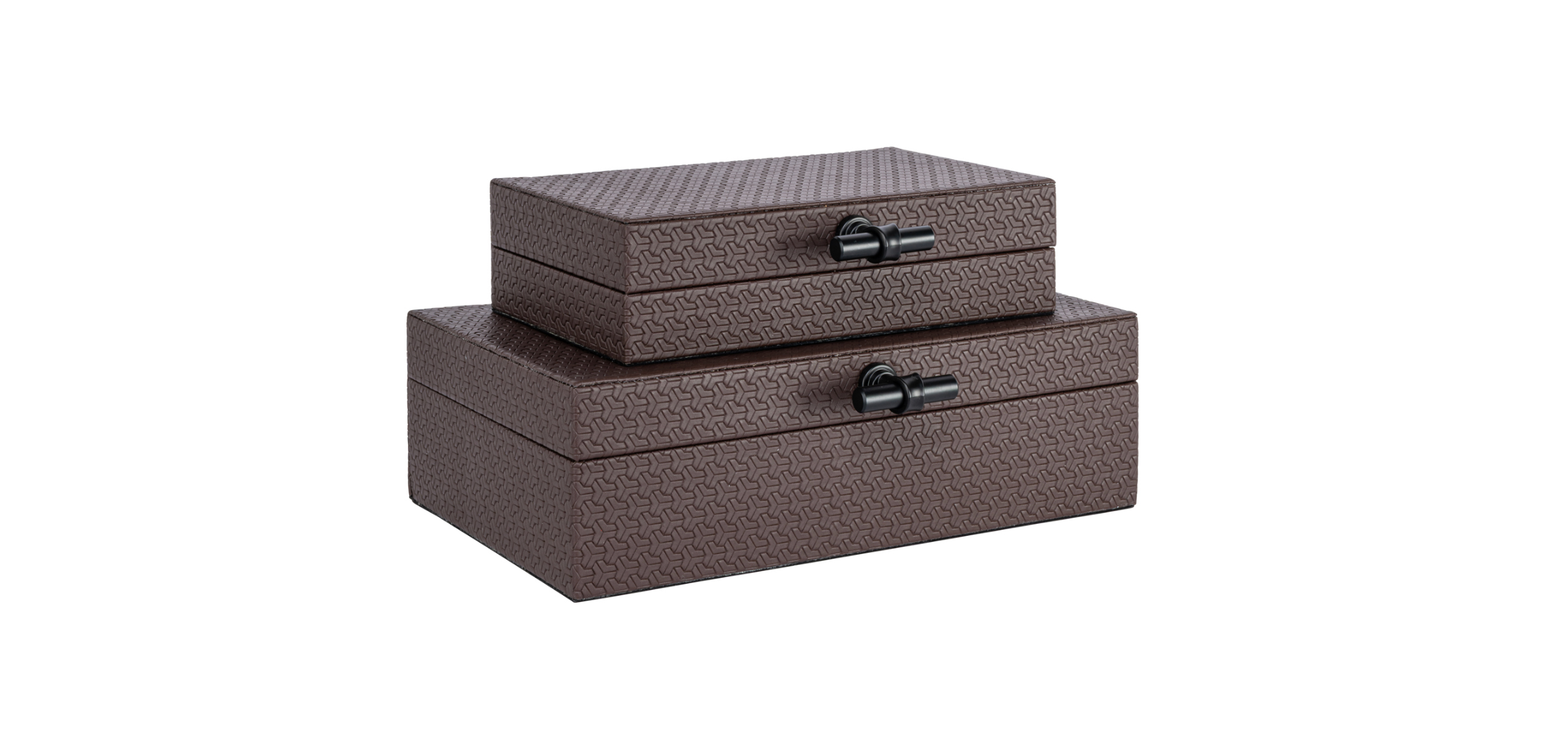 Richmond Interiors Storage Box Billie Dark Brown Large