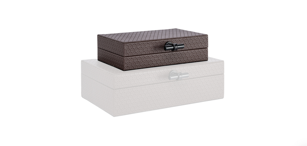 Richmond Interiors Storage box Billie dark Brown Small