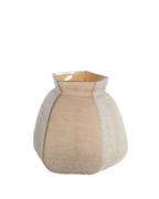 Veliko Dark Brown Glass Vase - Small