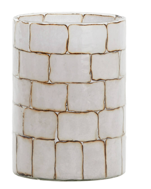 Dronero Tealight Clear & White - Medium