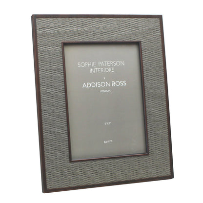 Sophie Paterson Rattan Frame 5x7" - Storm