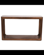 Thorpe Metal and Glass Console Table