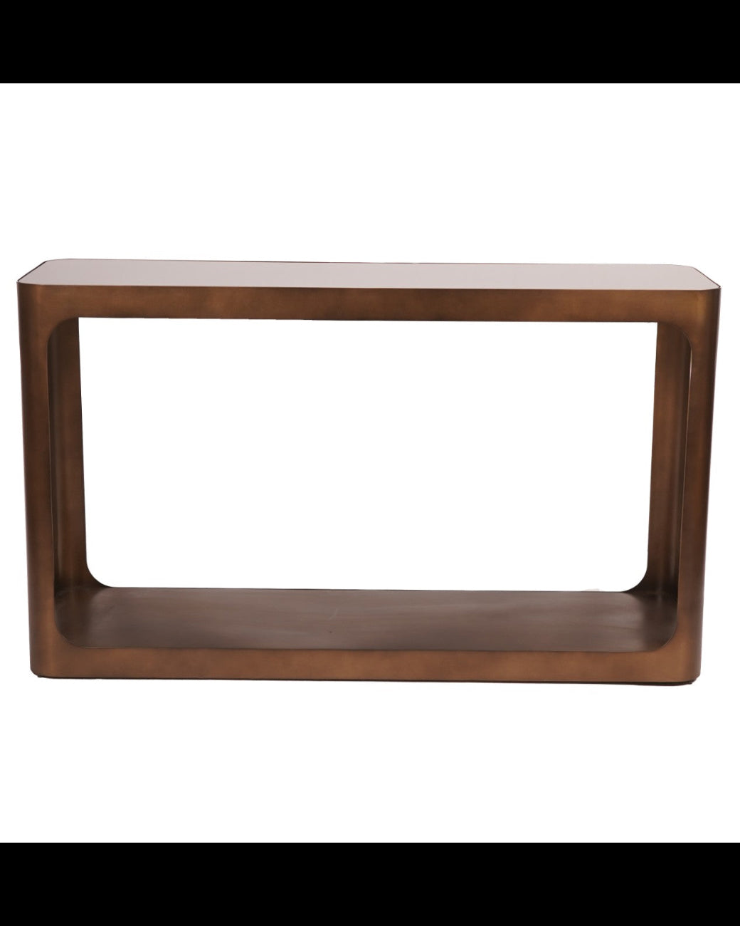 Thorpe Metal and Glass Console Table