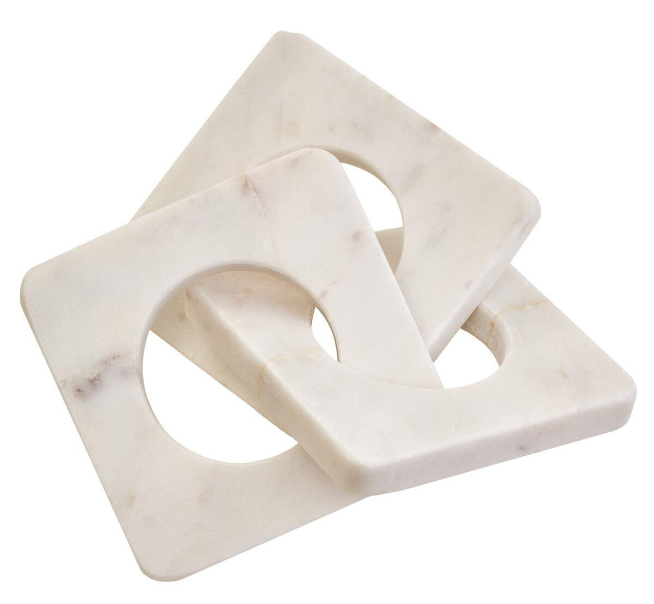 Nason White Marble Three Link Chain