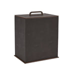 Sophie Paterson Anthracite Faux Shagreen Bin