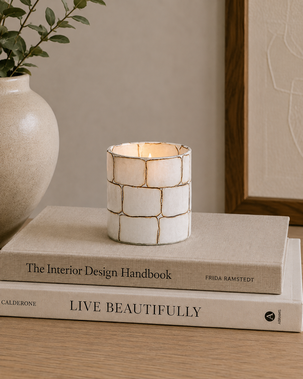 Dronero Tealight Clear & White - Small