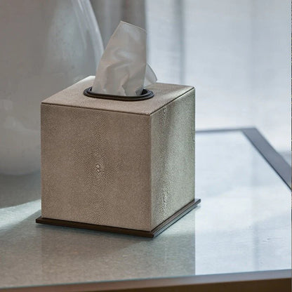 Sophie Paterson Anthracite Shagreen Tissue Box