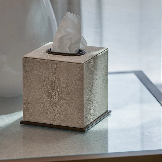 Sophie Paterson Anthracite Shagreen Tissue Box