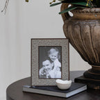 Sophie Paterson Grey Tweed Rattan Frame 5x7"