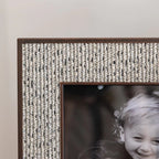 Sophie Paterson Grey Tweed Rattan Frame 8x10"