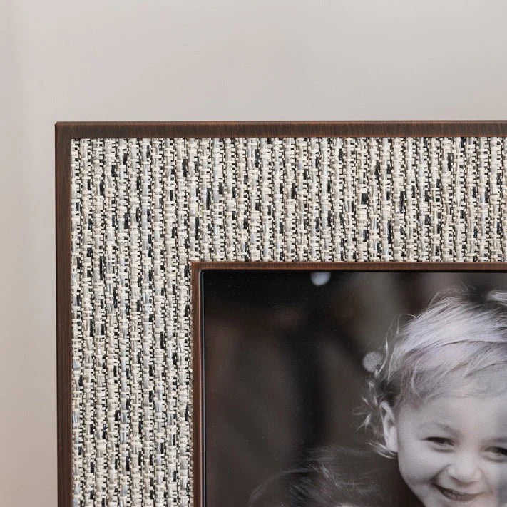 Sophie Paterson Grey Tweed Rattan Frame 8x10"