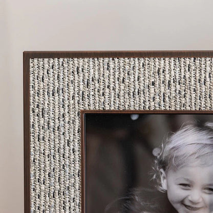 Sophie Paterson Grey Tweed Rattan Frame 8x10"