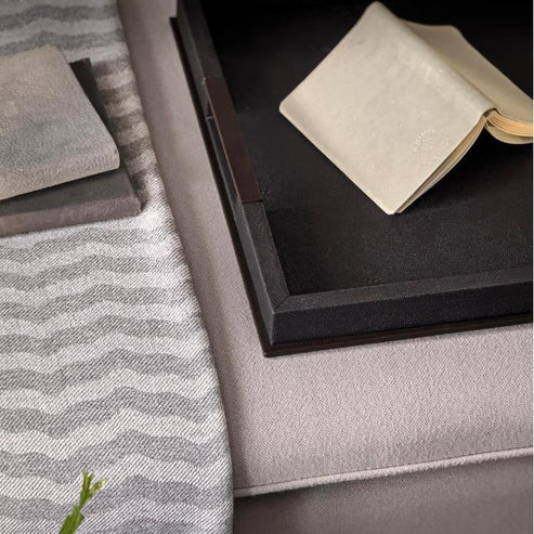 Sophie Paterson Large Anthracite Shagreen Tray