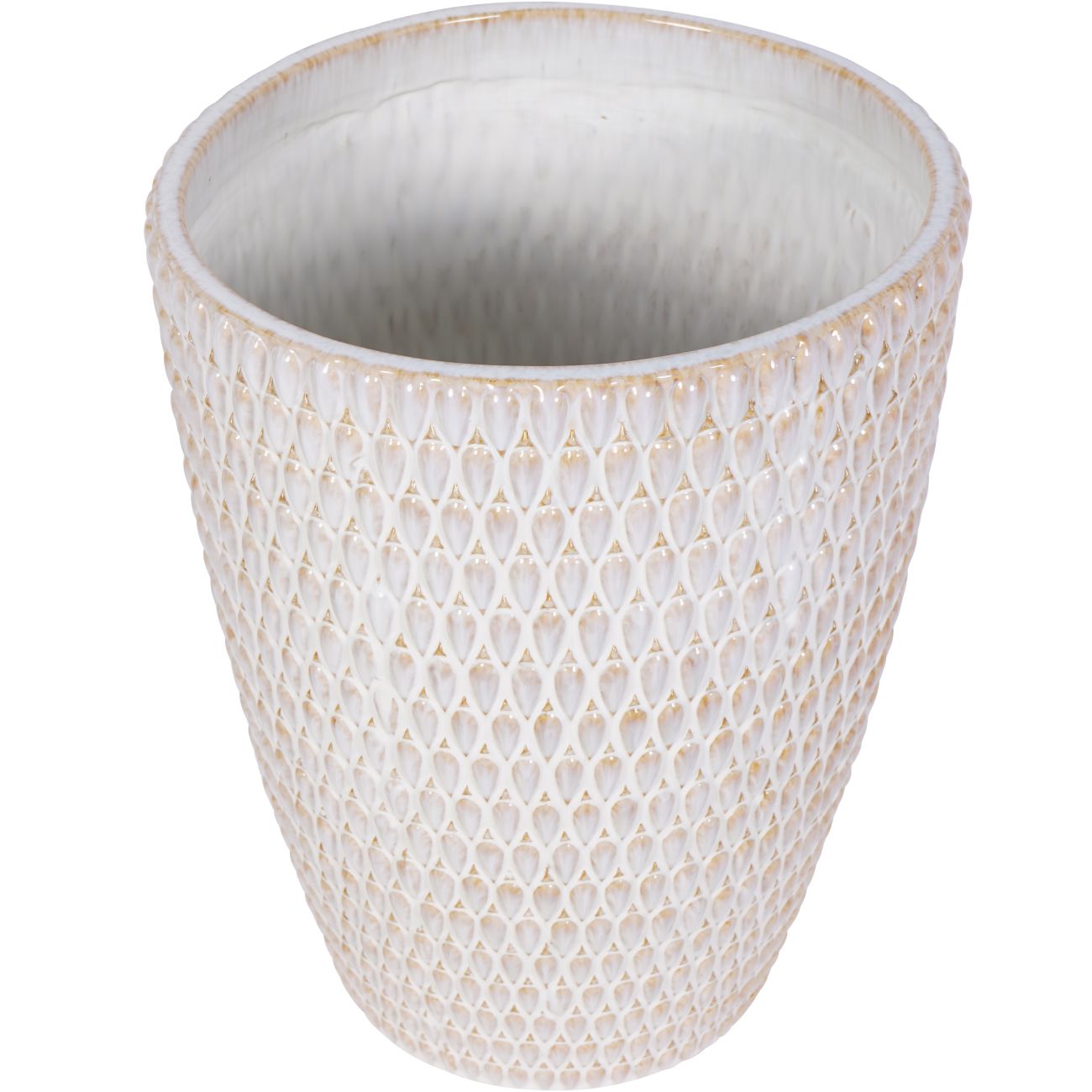 Mediterranean Reactive Glaze Ceramic XL Planter