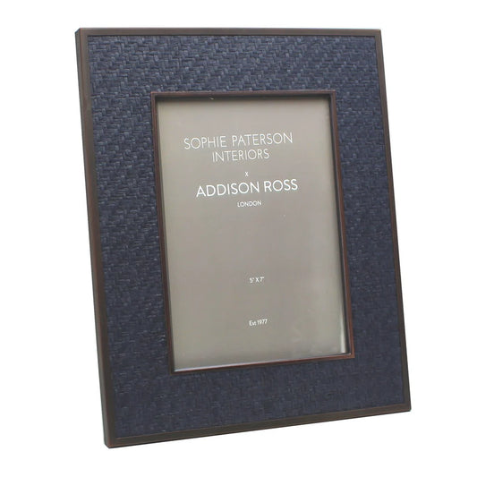 Sophie Paterson Rattan Frame 5x7" - Midnight