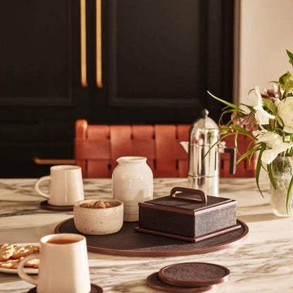 Sophie Paterson Small Anthracite Faux Shagreen Box